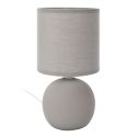 Lampe à poser céramique taupe mat (H25cm)