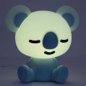 Lampe-veilleuse en forme de koala pour enfant avec 3 intensités de lumière bleu