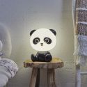 Lampe-veilleuse en forme de panda pour enfant avec 3 intensités de lumière blanche