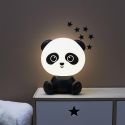 Lampe-veilleuse en forme de panda pour enfant avec 3 intensités de lumière blanche