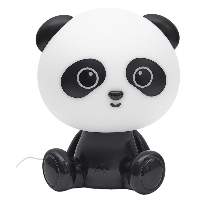 Lampe-veilleuse en forme de panda pour enfant avec 3 intensités de lumière blanche Lampe-veilleuse en forme de panda pour enfant avec 3 intensités de lumière blanche