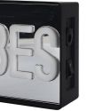 Lampe led effet neon décorative good vibes sur piles