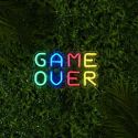 Lampe led effet néon mural game over avec port USB