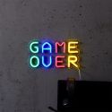 Lampe led effet néon mural game over avec port USB