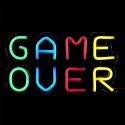 Lampe led effet néon mural game over avec port USB