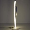 Lampe LED design blanc à poser éclairage blanc chaud