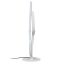 Lampe LED design blanc à poser éclairage blanc chaud