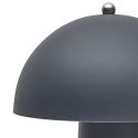 Lampe à poser champignon polyéthylène gris perle (H32cm)