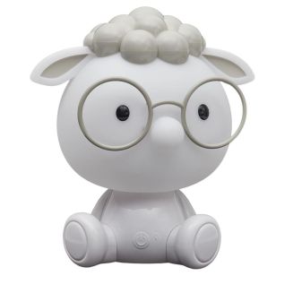 Lampe-veilleuse en forme de mouton a pour enfant avec 3 intensités de lumière blanche