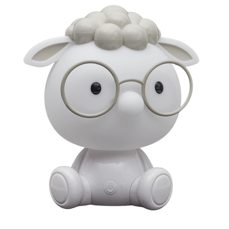 Lampe-veilleuse en forme de mouton a pour enfant avec 3 intensités de lumière blanche Lampe-veilleuse en forme de mouton a pour enfant avec 3 intensités de lumière blanche