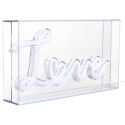 Lampe led effet neon décorative acrylique love rose avec port USB