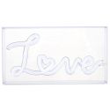 Lampe led effet neon décorative acrylique love rose avec port USB