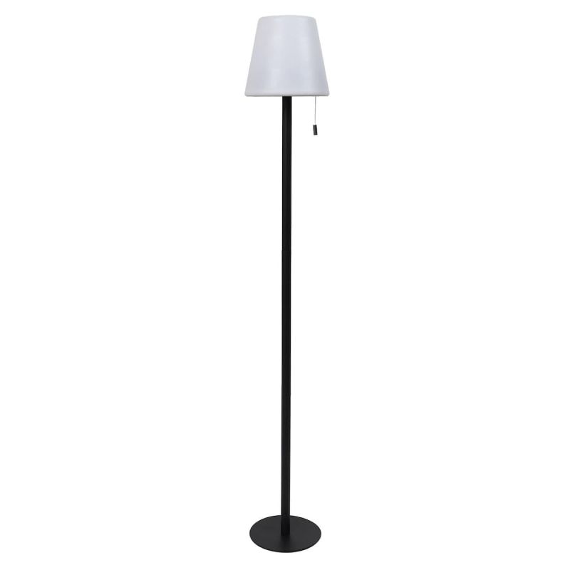 Lampadaire en polypropylène noir led multicolore (H1m60) rechargeable USB Lampadaire en polypropylène noir led multicolore (H1m60) rechargeable USB