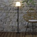 Lampadaire en polypropylène noir led multicolore (H1m60) rechargeable USB