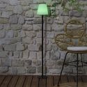 Lampadaire en polypropylène noir led multicolore (H1m60) rechargeable USB