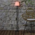Lampadaire en polypropylène noir led multicolore (H1m60) rechargeable USB