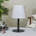 Lampe à poser en polypropylène noir led multicolore (H30cm) rechargeable USB