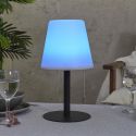 Lampe à poser en polypropylène noir led multicolore (H30cm) rechargeable USB