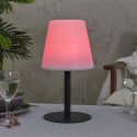 Lampe à poser en polypropylène noir led multicolore (H30cm) rechargeable USB