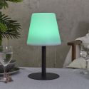 Lampe à poser en polypropylène noir led multicolore (H30cm) rechargeable USB