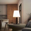 Lampe à poser en polypropylène noir led multicolore (H30cm) rechargeable USB