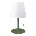 Lampe à poser en polypropylène vert led multicolore (H30cm) rechargeable USB