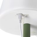 Lampe à poser en polypropylène vert led multicolore (H30cm) rechargeable USB