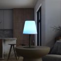 Lampe à poser en polypropylène vert led multicolore (H30cm) rechargeable USB