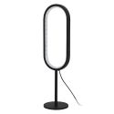 Lampe à poser led anneau 77 leds blanc chaud (H40,5cm) rechargeable USB