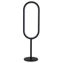 Lampe à poser led anneau 77 leds blanc chaud (H40,5cm) rechargeable USB
