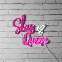 Lampe led effet néon mural slay queen sur port USB