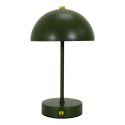 Lampe à poser en métal vert rechargeable (H25cm)