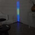 Lampadaire d'angle à tube 81 leds couleurs changeantes (H1m42) avec Télécommande