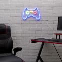 Lampe led effet néon mural manette de jeu sur port USB