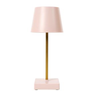 Lampe à poser led tactile rose rechargeable USB avec 3 intensités de lumière blanche