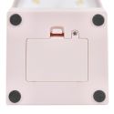 Lampe à poser led tactile rose rechargeable USB avec 3 intensités de lumière blanche