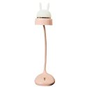 Lampe ou veilleuse de bureau led chat rose kawaii rechargeable avec 3 niveaux de luminosité