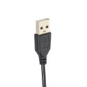 Lampe de sel décorative socle bois (H17cm) avec connexion USB