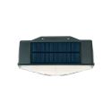 Projecteur led solaire extérieur noir éclairage blanc avec détecteur mouvement et luminosité