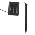 Guirlande solaire lumineuse d'extérieur 20 ampoules led multicolores(L10,70m)
