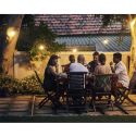 Guirlande lumineuse d'extérieur 20 ampoules led blanches (L5,70m)