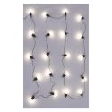 Guirlande solaire lumineuse d'extérieur 20 ampoules led blanches (L10,70m)