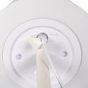 Lampe nomade d'extérieur blanc rechargeable USB avec 3 niveaux éclairage