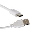 Lampe nomade d'extérieur blanc rechargeable USB avec 3 niveaux éclairage