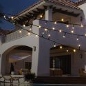 Guirlande lumineuse d'extérieur 200 ampoules led blanc chaud (L20,80m) sur prise secteur