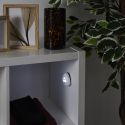 3 lampes led à pression blanc sans file avec fixation adhésive