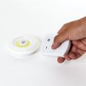 4 lampes led sans fil à pression avec fixation adhésive et sa télécommande incluse