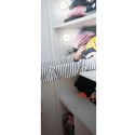 4 lampes led sans fil à pression avec fixation adhésive et sa télécommande incluse