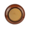 Bougie XXL en verre marron parfum ambre (H25,5cm)