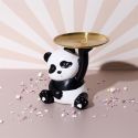 Vide-Poche panda kawaii blanc et noir plateau en l'air